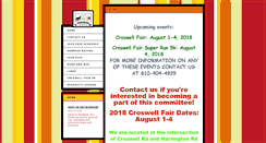 Desktop Screenshot of croswellfair.org